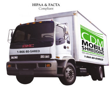 CDM Mobile Shredding Truck